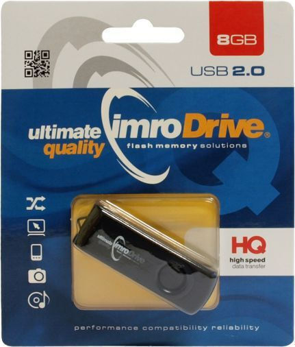 IMRO Imrodrive Axis 8GB USB 2.0 Стик Черен