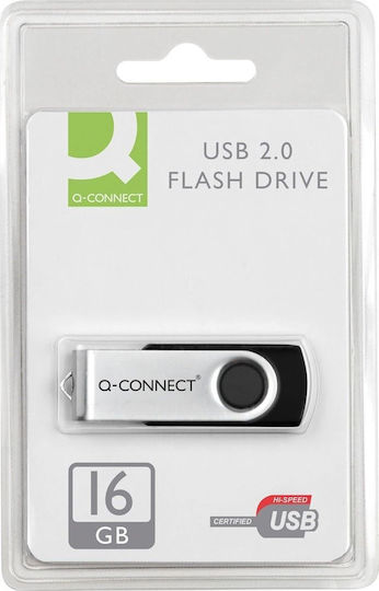 Q-Connect USB 2.0 Stick 16GB Black KF41513