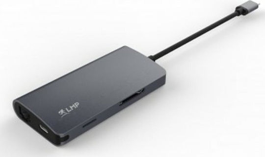 LMP USB-C Docking Station mit HDMI 4K PD Ethernet Gray (15954)
