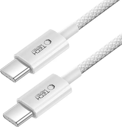 Tech-Protect Ultraboost USB 2.0 Cable USB-C male - USB-C 60W PD Γκρι 1m