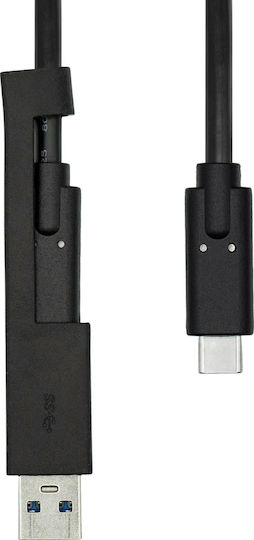 ProXtend USB 2.0 Kabel USB-C männlich - USB-A Schwarz 1m (USBCWA-001)