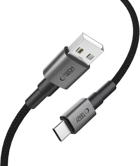 Tech-Protect Ultraboost USB 2.0 Cable USB-C male - USB-A 15W Gray 0.5m