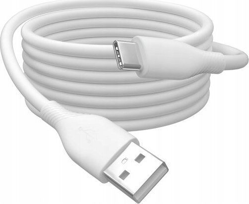 Digitus USB 2.0 Cable USB-C male - USB-A 60W PD Λευκό 2m AK-300340-020-W