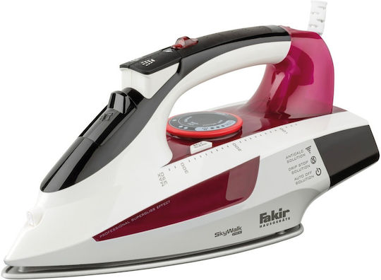 Fakir Fier de Călcat cu Aburi 2700W cu Talpă Ceramică și Debit Continu de Abur 45g/min