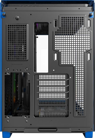 Montech King 95 Gaming Midi-Turm Computergehäuse mit Seitenfenster Blau