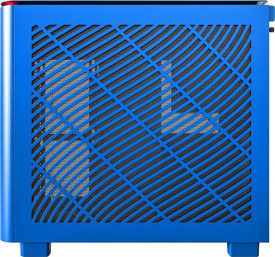 Montech King 95 Gaming Midi-Turm Computergehäuse mit Seitenfenster Blau