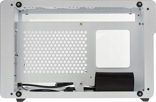 Raijintek Ophion Gaming Mini Tower Computer Case with Side Window White