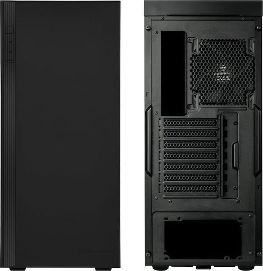 Silverstone KL07E Midi Tower Κουτί Υπολογιστή Μαύρο