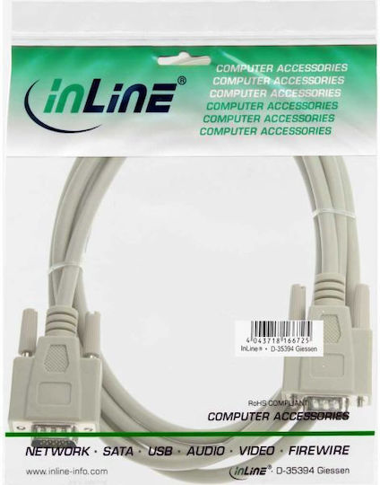 InLine Kabel VGA-Stecker - VGA-Stecker Gray 10m (17712E)