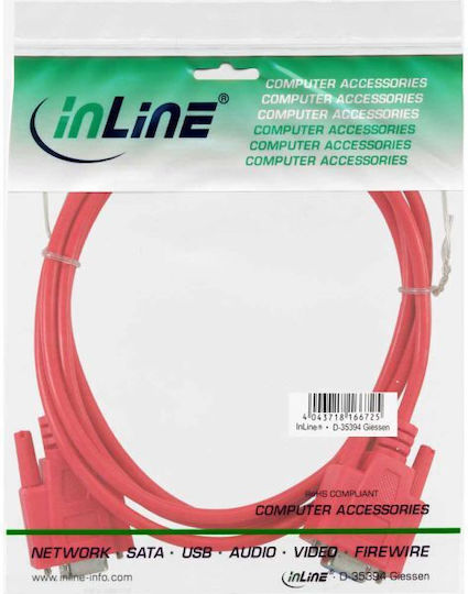 InLine VGA female to VGA female Black 2m Cable (12222B)