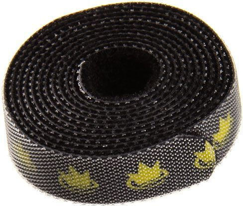 Velcro Δεματικό Καλωδίων Πλαστικό 1000mmx12.5mm σε Μαύρο χρώμα (1τμχ)