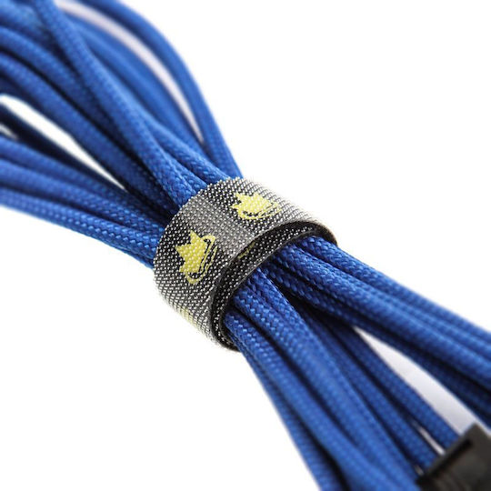 Velcro Δεματικό Καλωδίων Πλαστικό 1000mmx12.5mm σε Μαύρο χρώμα (1τμχ)