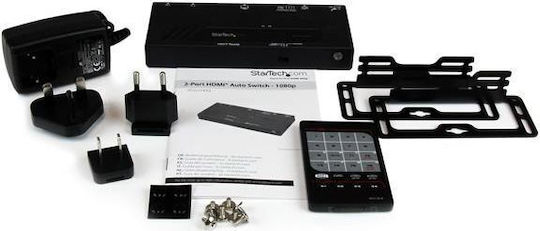 StarTech 2 Port HDMI Switch w/ Automatic and Priority Switching - 1080p