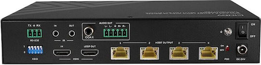 Kvm Extender Lindy Video Audio Splitter Rs-232 Hdmi Hdbaset