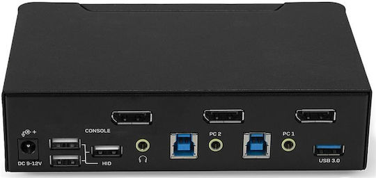 Lindy 39312 KVM & Data Switch με DisplayPort / USB 3.0 / Audio