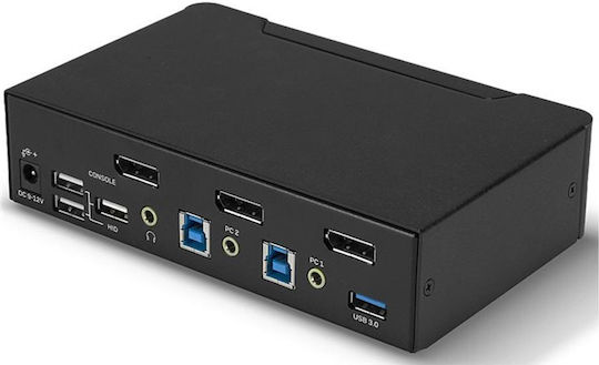 Lindy 39312 KVM & Data Switch με DisplayPort / USB 3.0 / Audio