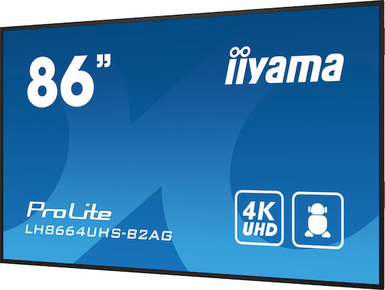 Iiyama LH8664UHS-B2AG Public Display LCD IPS 4K UHD 86"