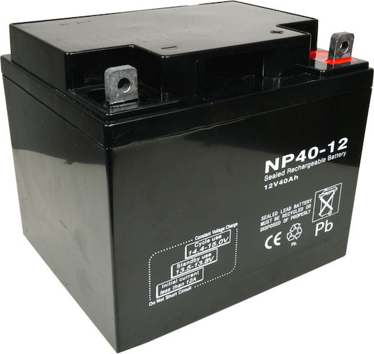 Volt Polska UPS Battery with Capacity 40Ah and Voltage 12V 6AKUAGM040 1pcs