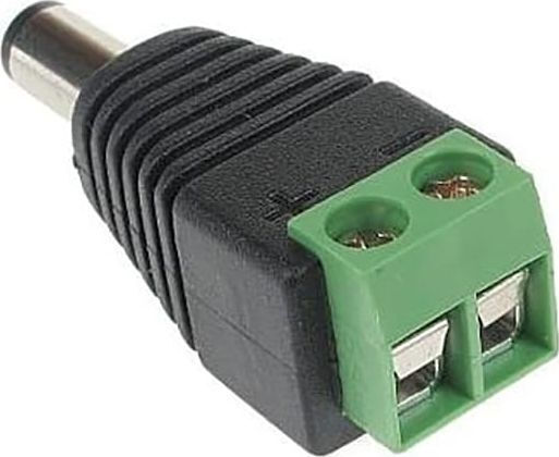 Щепсел DC женски Черен (DM-0622)