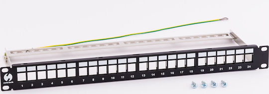 Netrack Patch Panel Keystone για Rack 19"