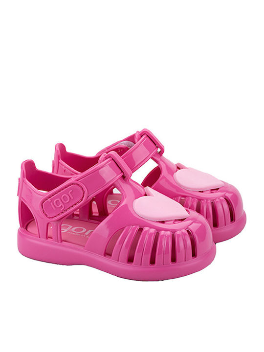 Kinder Badeschuhe Fuchsie