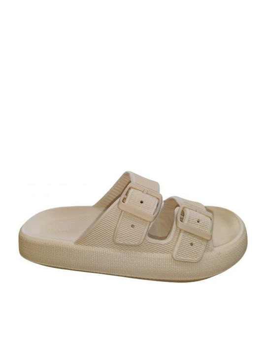 Kinder Flip Flops Beige