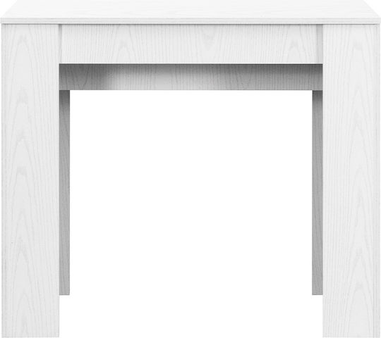 Τραπεζαρίας Επεκτεινόμενο Λευκό 78x90x51εκ.