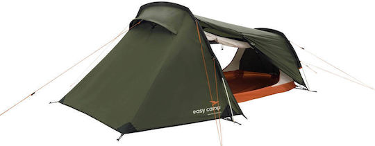 Easy Camp Sarek 2 Σκηνή Camping Τούνελ Ορειβασίας Πράσινη με Διπλό Πανί 4 Εποχών για 2 Άτομα Αδιάβροχη 3000mm 265x170x90εκ.