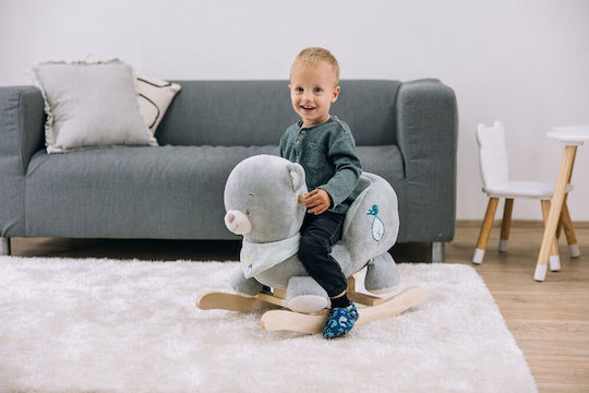 FreeOn Free2play Max Bear Jucărie Leagăn Ursuleț Pentru 12+ Luni Pentru Greutate Până La 30 Kg Gri