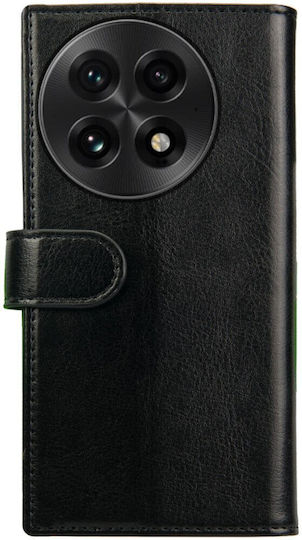 Rosso Element Pu Wallet Δερματίνης / Σιλικόνης Μαύρο (OnePlus 13)