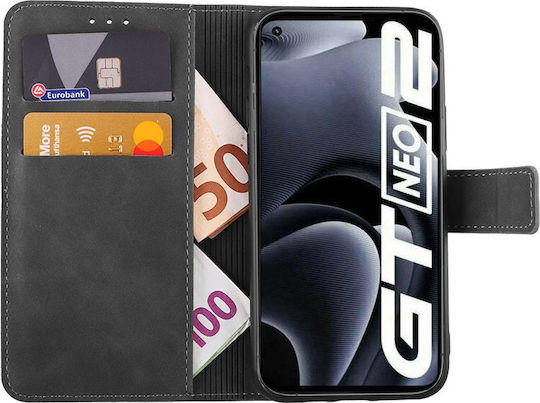 Lime Book Δερματίνης / Σιλικόνης Γκρι (Realme GT Neo 2 / Realme GT Neo 3T 5G)