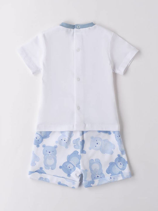 Kinder-Set mit Shorts Sommer 2Stück White