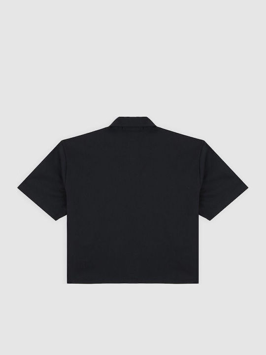 Mâneca scurta Femei Cămașă Black