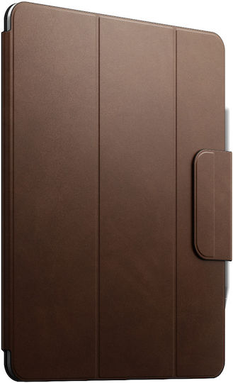 Nomad Фолио Флип Капак Кожен Издръжлив Кафяв Apple iPad Pro 13 M4 2024