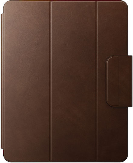 Nomad Фолио Флип Капак Кожен Издръжлив Кафяв Apple iPad Pro 13 M4 2024