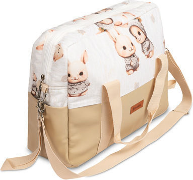 Sensillo Shoulder/Hand Diaper Bag Beige 43x30x30cm.