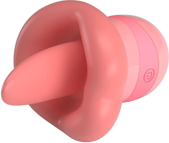 Pretty Love Tongue Mini Ρεαλιστικός Δονητής 10cm Ροζ