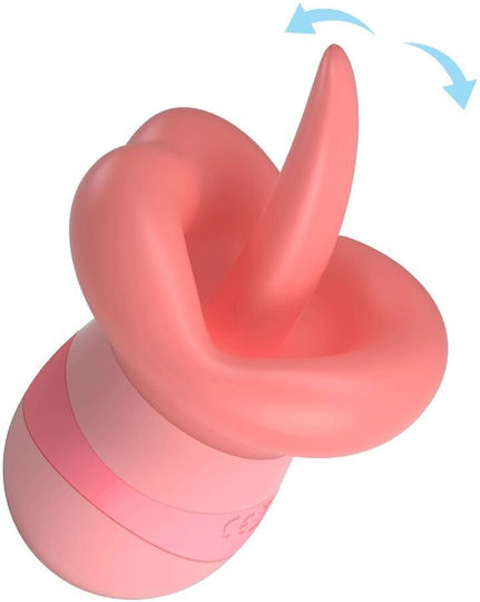 Pretty Love Tongue Mini Ρεαλιστικός Δονητής 10cm Ροζ