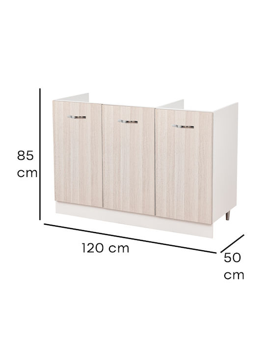 Sink Cabinet Elm 120x50x85cm