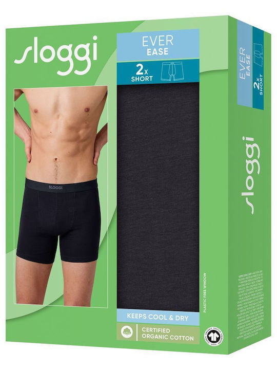 Ever Ease Men's Boxers Black 2Pack