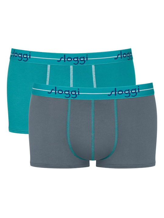 Start Hipster C2p Men's Boxers Turquoise 2Pack