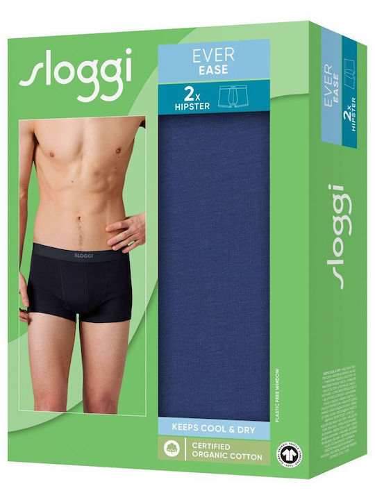Ever Ease Herren Boxershorts Blue 2Packung