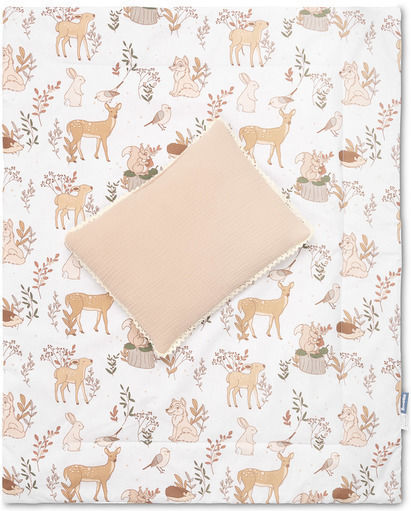 Sensillo Σετ Κούνιας Beige 2τμχ