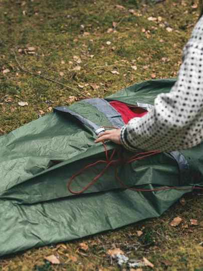 Robens Cress 1 Pro Χειμερινή Σκηνή Camping Τούνελ Ορειβασίας Πράσινη με Διπλό Πανί για 1 Άτομο Αδιάβροχη 4000mm 270x120x95εκ.