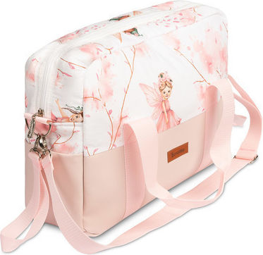 Sensillo Wickeltasche-Wickeltasche Schulter/Hand Rosa 43x30x13cm.