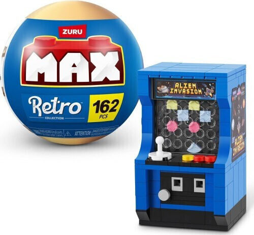 Zuru Max Build Retro Series Building Blocks for 8+ Years 1 Piece (Various Designs) 1pc