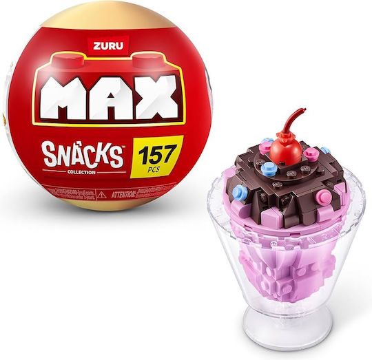 Zuru Max Build Snack Series 1 Building Blocks for 8 Plus Years 1 Piece (Various Designs) 1pc