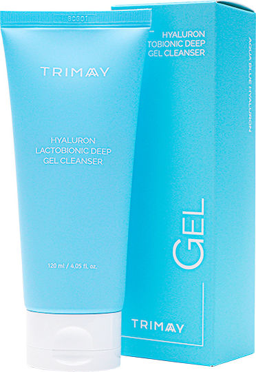 Trimay Hyaluron Lactobionic Deep Gel Cleanser Gel Καθαρισμού Προσώπου για Ακνεϊκές Επιδερμίδες 120ml