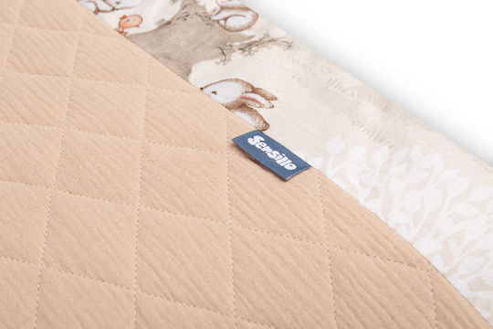 Sensillo Crib Bumpers Classic Inside Coppice Brown