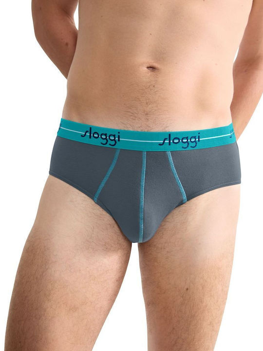 Start Midi Herren Slips Turquoise 2Packung